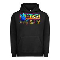 Pigment Black it's ok to say gay Urban Hoodie - Zillion Design Studio