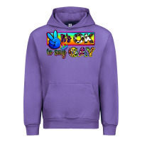 Tulip it's ok to say gay Urban Hoodie - Zillion Design Studio