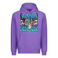 Purple mama mama mama Premium Hoodie - texasbilliewilder
