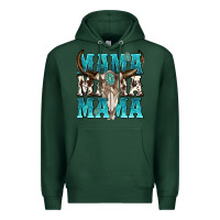 Sports Green mama mama mama Premium Hoodie - texasbilliewilder