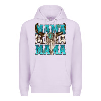 Lilac mama mama mama Premium Hoodie - texasbilliewilder