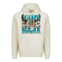 Oatmeal Heather mama mama mama Premium Hoodie - texasbilliewilder