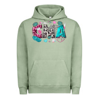Pigment Oil Green cma Urban Hoodie - texasbilliewilder