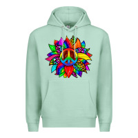 Seafoam pride sunflower Premium Hoodie - Zillion Design Studio