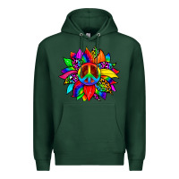 Sports Green pride sunflower Premium Hoodie - Zillion Design Studio