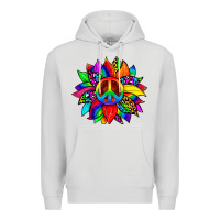Dove Grey pride sunflower Premium Hoodie - Zillion Design Studio