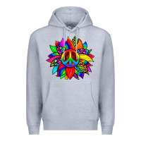 Heather Grey pride sunflower Premium Hoodie - Zillion Design Studio