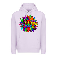 Lilac pride sunflower Premium Hoodie - Zillion Design Studio