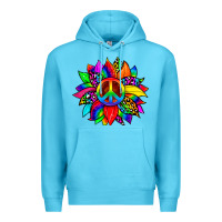 Ocean Blue pride sunflower Premium Hoodie - Zillion Design Studio