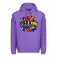 Purple pride sunflower Premium Hoodie - Zillion Design Studio