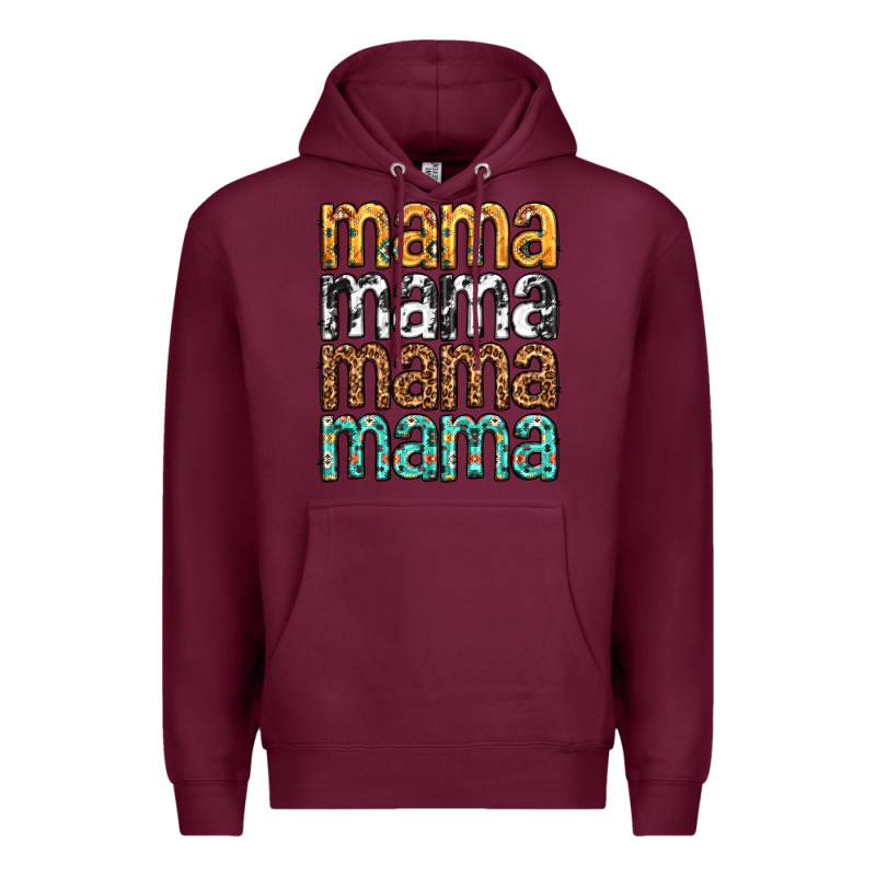 Mama Mama Mama Mama Mothers Day Premium Hoodie by texasbilliewilder | Teevron