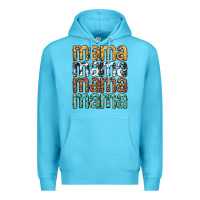 Ocean Blue mama mama mama mama mothers day Premium Hoodie - texasbilliewilder