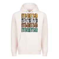Pale Pink mama mama mama mama mothers day Premium Hoodie - texasbilliewilder