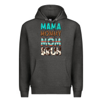 Charcoal Heather mama mommy mom bruh Premium Hoodie - texasbilliewilder