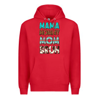 Red mama mommy mom bruh Premium Hoodie - texasbilliewilder