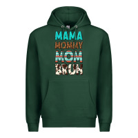 Sports Green mama mommy mom bruh Premium Hoodie - texasbilliewilder