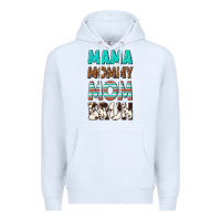 White mama mommy mom bruh Premium Hoodie - texasbilliewilder