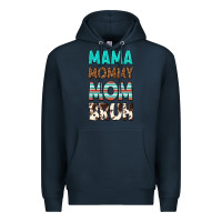 Navy mama mommy mom bruh Premium Hoodie - texasbilliewilder