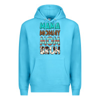 Ocean Blue mama mommy mom bruh Premium Hoodie - texasbilliewilder