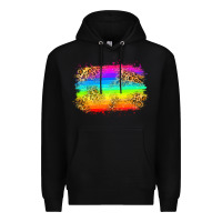 Black pride flag Premium Hoodie - Zillion Design Studio