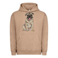 Pigment Burro pug Urban Hoodie - RanaPortraitStore