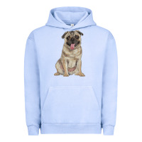 Pigment Grape Ice pug Urban Hoodie - RanaPortraitStore