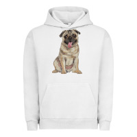 Pigment Lunar Rock pug Urban Hoodie - RanaPortraitStore