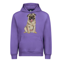 Tulip pug Urban Hoodie - RanaPortraitStore