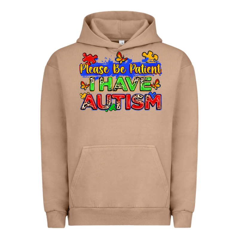 Please Be Patient I Have Autism Urban Hoodie by Zillion Design Studio | Teevron