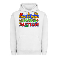 Pigment Lunar Rock please be patient i have autism Urban Hoodie - Zillion Design Studio