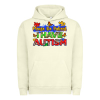 Pigment Pistachio please be patient i have autism Urban Hoodie - Zillion Design Studio