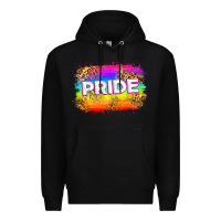 Black pride flag Premium Hoodie - Zillion Design Studio