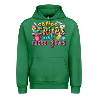 Emerald coffee scrubs and rubber gloves Urban Hoodie - texasbilliewilder