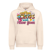 Sandshell coffee scrubs and rubber gloves Urban Hoodie - texasbilliewilder
