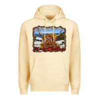 Pina Colada merry christmas highland cow with farm Premium Hoodie - RanaPortraitStore