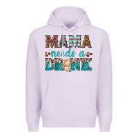 Lilac mama needs a drink Premium Hoodie - texasbilliewilder