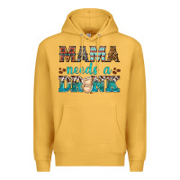 Mustard mama needs a drink Premium Hoodie - texasbilliewilder