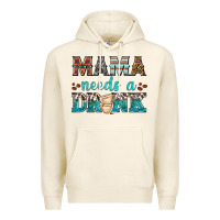 Tofu mama needs a drink Premium Hoodie - texasbilliewilder