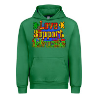 Emerald love support advocate Urban Hoodie - Zillion Design Studio