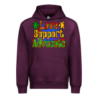 Mauve Wine love support advocate Urban Hoodie - Zillion Design Studio