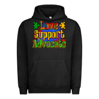 Pigment Black love support advocate Urban Hoodie - Zillion Design Studio