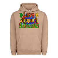 Pigment Burro love support advocate Urban Hoodie - Zillion Design Studio