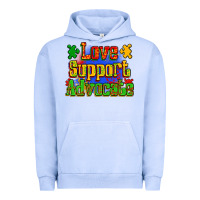 Pigment Grape Ice love support advocate Urban Hoodie - Zillion Design Studio