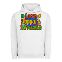 Pigment Lunar Rock love support advocate Urban Hoodie - Zillion Design Studio