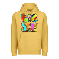 Antique Gold love pride Premium Hoodie - Zillion Design Studio
