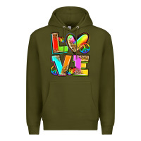 Army Green love pride Premium Hoodie - Zillion Design Studio