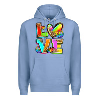 Colony Blue love pride Premium Hoodie - Zillion Design Studio