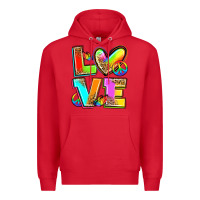 Red love pride Premium Hoodie - Zillion Design Studio