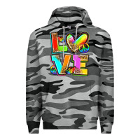 Slate Camo love pride Premium Hoodie - Zillion Design Studio