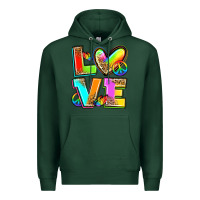 Sports Green love pride Premium Hoodie - Zillion Design Studio